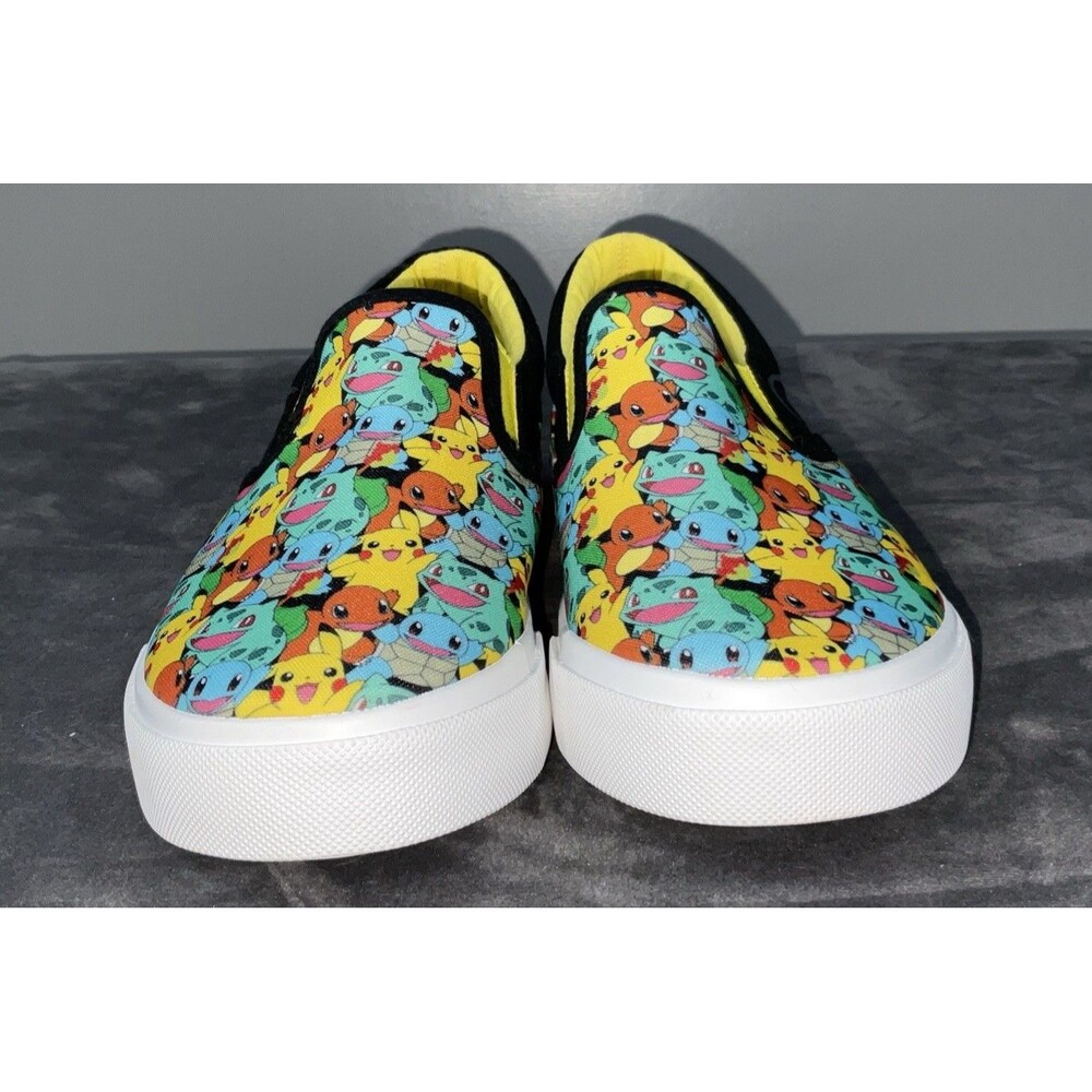 Pokémon Boys Pikachu Slip-On Sneakers Size 6 - Picture 3 of 11